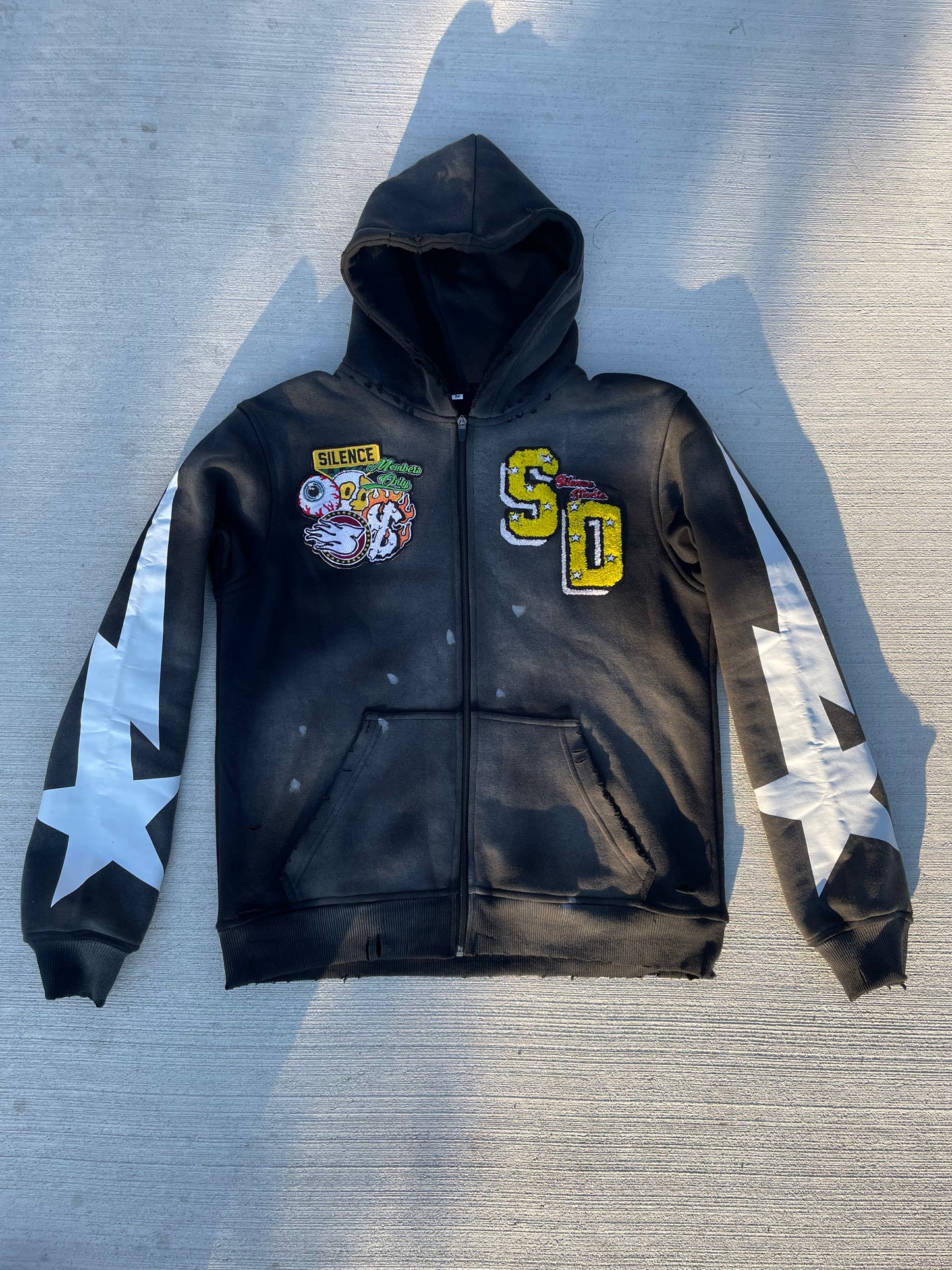 Midnight Black SD Zipup Hoodie