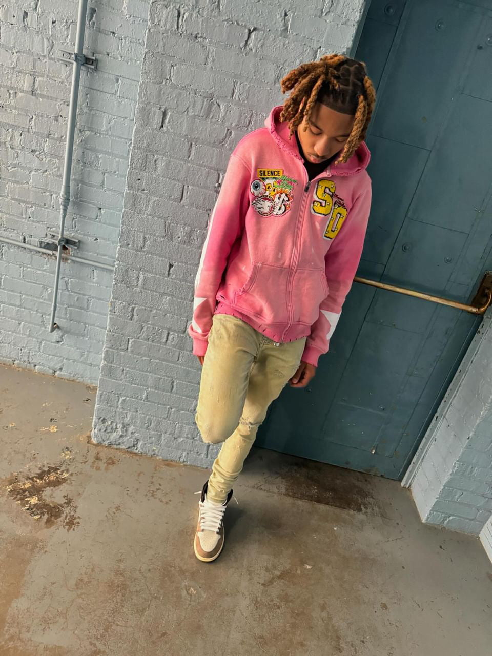 Blossom Pink SD Zipup Hoodie