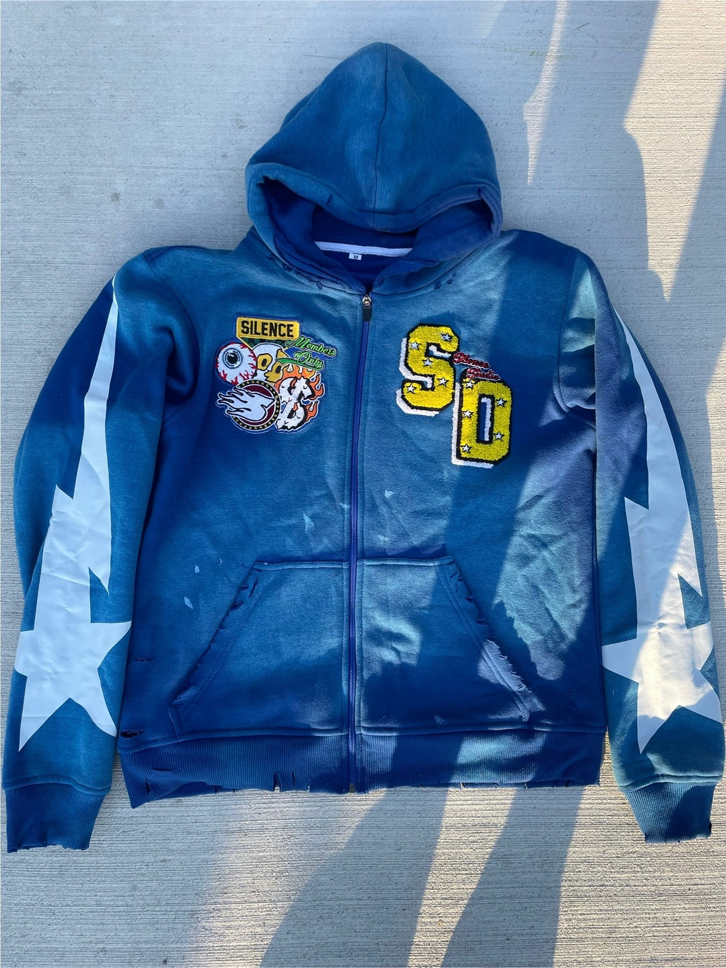 Ocean Blue SD ZIPUP HOODIE