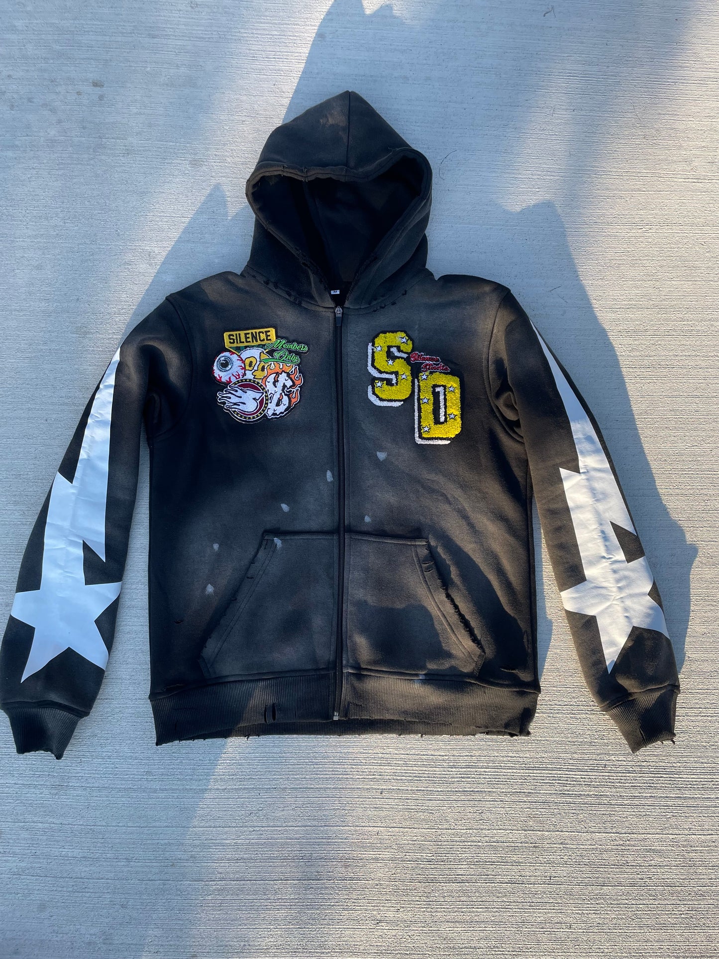 Midnight Black SD Zipup Hoodie